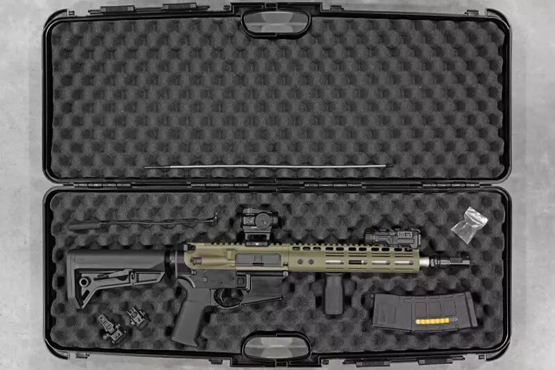 R&eacute;plique M4 G101 NOVESKE Noir/OD Magpul Cerakote Double Eagle GBBR Custom