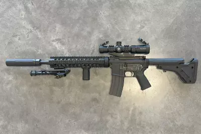 R�plique M4 MWS MK12 GBBR Tokyo Marui Custom