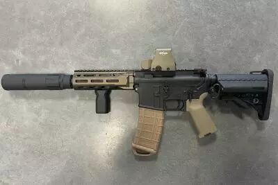 R�plique M4 Tokyo Marui GBBR MFR Taitan Bi-ton Custom