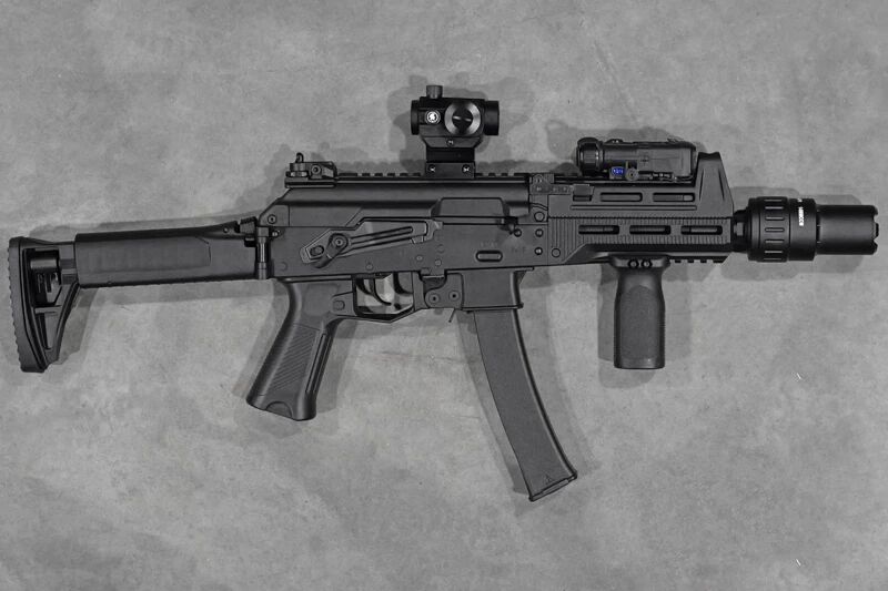 R&eacute;plique PPK20 Noir Lancer Tactical AEG MK69 Aster Custom