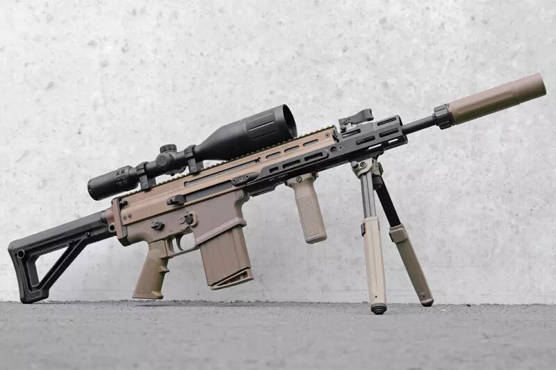 R&eacute;plique SCAR H Tokyo Marui DMR Bi-ton Magpul Custom