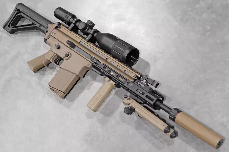 R&eacute;plique SCAR H Tokyo Marui DMR Bi-ton Magpul Custom