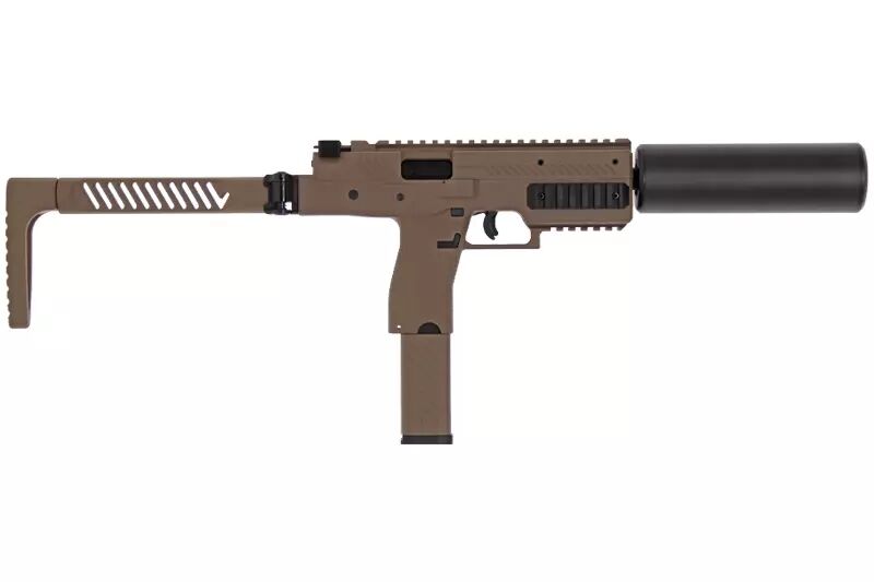 R&eacute;plique SMG VMP-1X Silencieux Tan VORSK GBBR