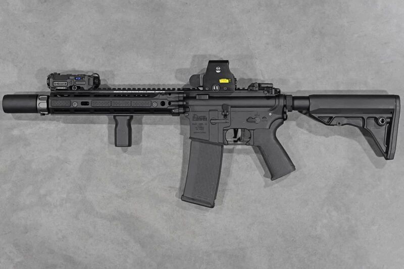 R&eacute;plique type MK18 BK Daniel Defense&reg; RIS III 10.5\'\' SA-P27 PRIME Aster Custom