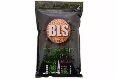 Sachet de 5000 billes 0.20g tra�antes rouge BLS