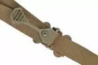 Sangle Tactique 2 points Ajustable type STR Coyote Brown WOSPORT