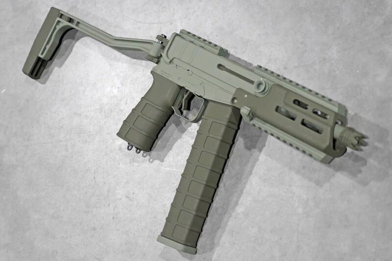 Scorpion Mod M Tokyo Marui AEP GREEN Cerakote