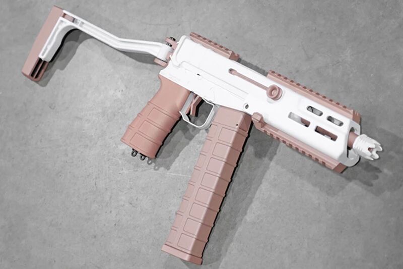 Scorpion Mod M Tokyo Marui AEP WHITE Cerakote