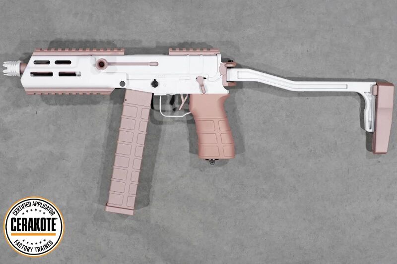 Scorpion Mod M Tokyo Marui AEP WHITE Cerakote