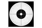 Set of 100 black targets 14cm x14cm Wosport