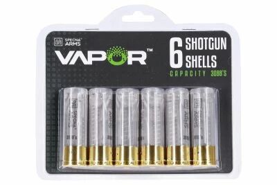 6 VAPOR shotgun cartridges