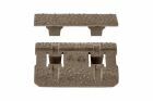 SET OF 6 TYPE 2 M-LOK RAIL COVERS - FLAT