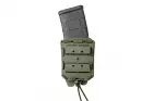 Single magazine holder Bungy 8BL olive green for M4/AR15
