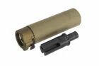 SOCOM46-MINI Silencer For Umarex Tan (KWA / VFC) MP7?12MM CW)