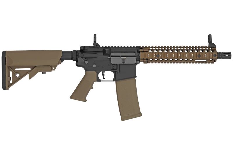 Specna Arms Daniel Defense&reg; MK18 SA-P19 Prime Aster II ETU airsoft carbine with Chaos Bronze brushless motor