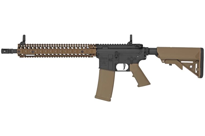 Specna Arms Daniel Defense&reg; MK18 SA-P26 Prime� Aster II ETU airsoft carbine with Chaos Bronze brushless motor