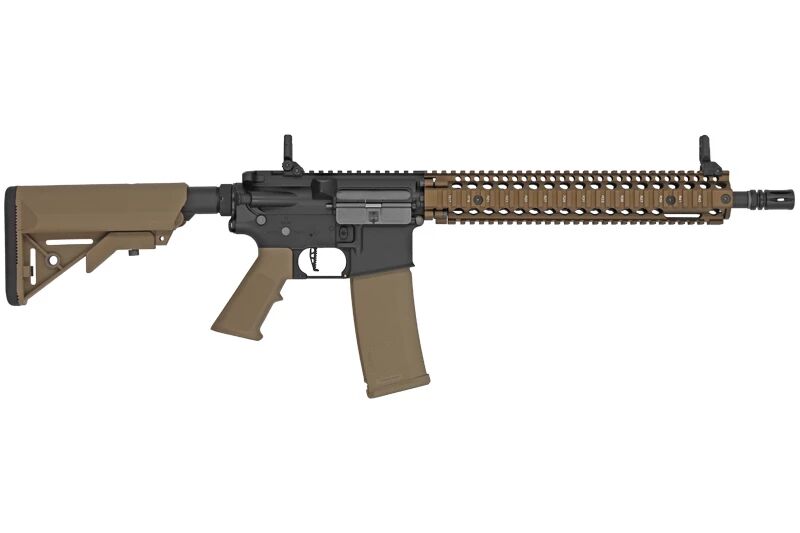 Specna Arms Daniel Defense&reg; MK18 SA-P26 Prime� Aster II ETU airsoft carbine with Chaos Bronze brushless motor