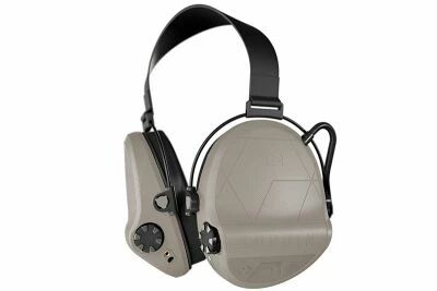 SUPREME T2 TAN OREJERAS SORDIN CINTA DE TELA NEGRA PARA EL CUELLO