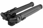 T-Eagle V8 Pro Black Bipod, Folded