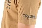 OPS Store Logo-Sleeve Cracked T-Shirt