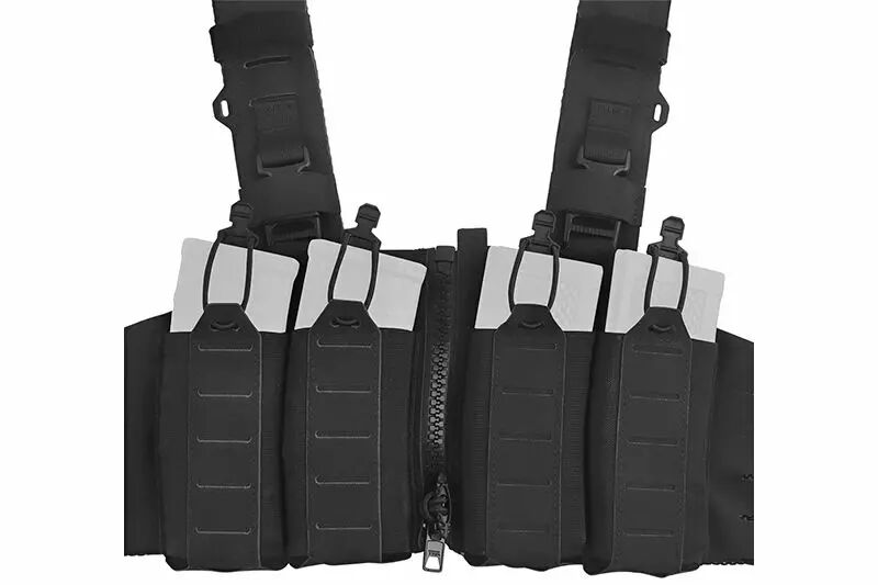 Chest Rig Lightweight SF Black WOSPORT