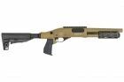 VELITES G-IV SECUTOR Pump-Action Shotgun, Tan, Right-Handed