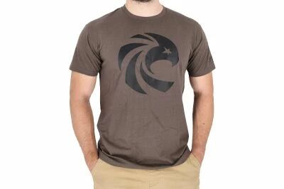 Graphite Gray Vertical-Print T-Shirt (Front)