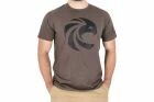 Graphite Gray Vertical-Print T-Shirt (Front)