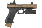 Custom Glock with Bronze Right-Hand Barrel