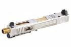 VFC Fowler Industries MKII G17 Gen 5 GBB Airsoft Complete Upper Slide (Stainless Steel)