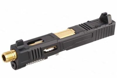 VFC Fowler Industries MKII Glock 19 Gen 4 GBB Airsoft Complete Upper Slide Set (Aluminum)