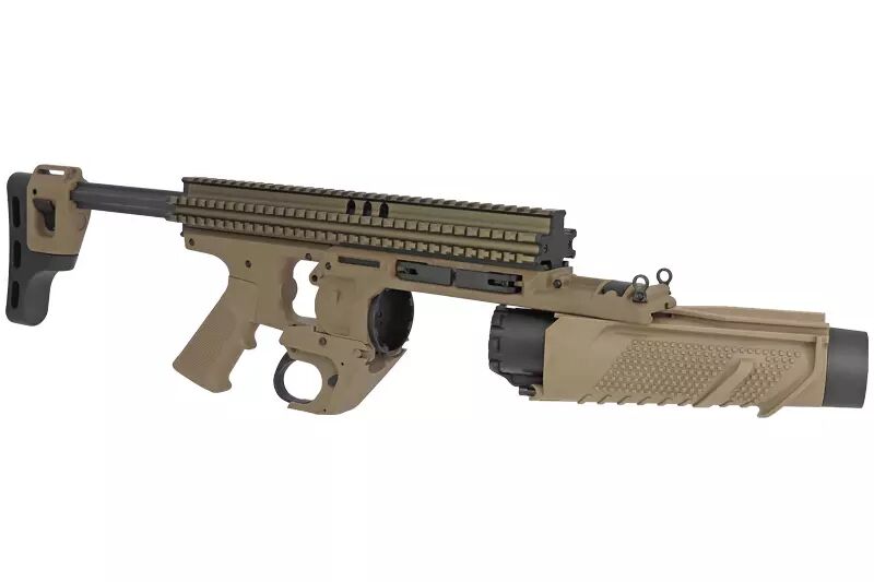 VFC MK13 MOD 0 ENHANCED GRENADE LAUNCHER MODULE (TAN, DELUXE VERSION)