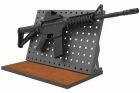 Wood Base Delta Armory Airsoft Weapons Display Table Black