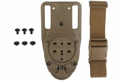 Wosport Adaptador de funda t�ctica universal de 360 grados con enganche para cintur�n GB-ACC-22 Tan